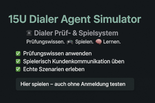 Banner Spiel Agent Simulator